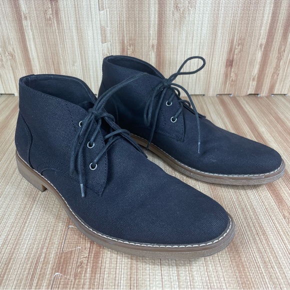 Perry Ellis Other - PERRY ELLIS MEN BLACK CHUKKA PORTFOLIO BOOTS SIZE 9